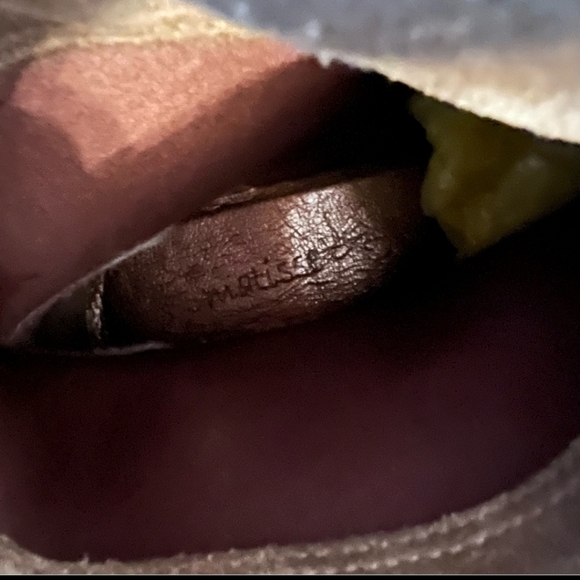 Anthropologie Matisse Prospector Leather Suede Boots size 7 Buckle Detail slouch - Picture 6 of 6